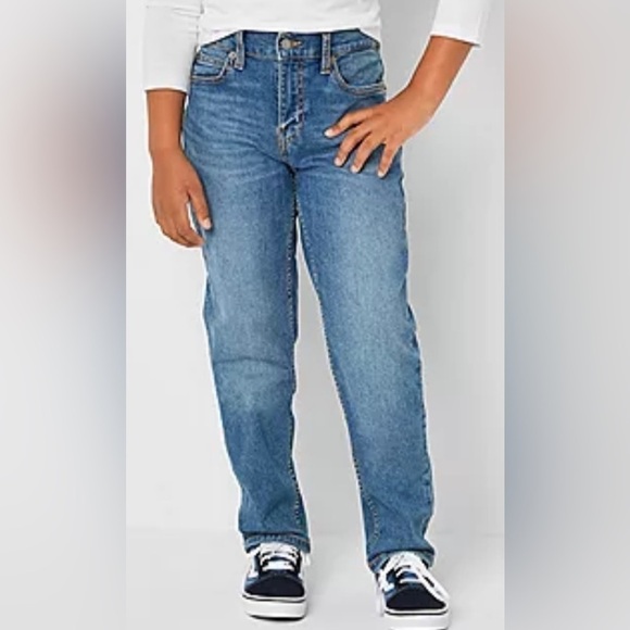Thereabouts Boys 20 Husky Straight Fit Jeans Medium Wash - Picture 1 of 13